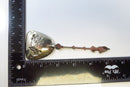 Curacao 90  Repousse Sugar Spoon Dutch Style 5 1/8" Long 11.8 grams