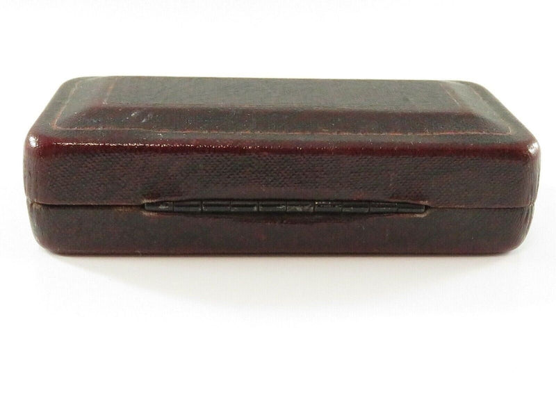 Rare Art Deco Ibex Watch Company Leatherette Watch Box with Receipt & Warranty C