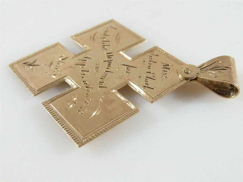 1888 Gold St Josephs Academy Wheeling West Virginia Lady Like Deportment & Study product image for Just Stuff I Sell, clear front view, neutral background, original listing photo, optimized descriptive alt text, centered composition variant 5