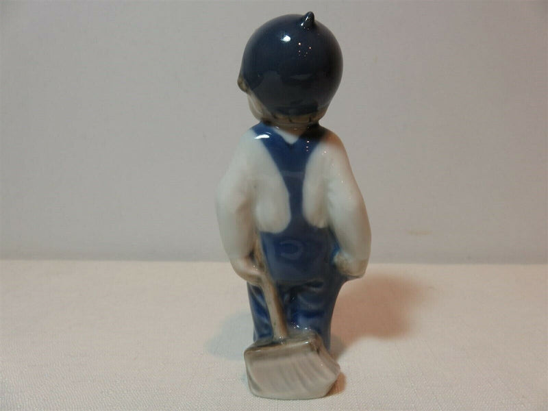 Royal Copenhagen Little Boy with Broom Figurine