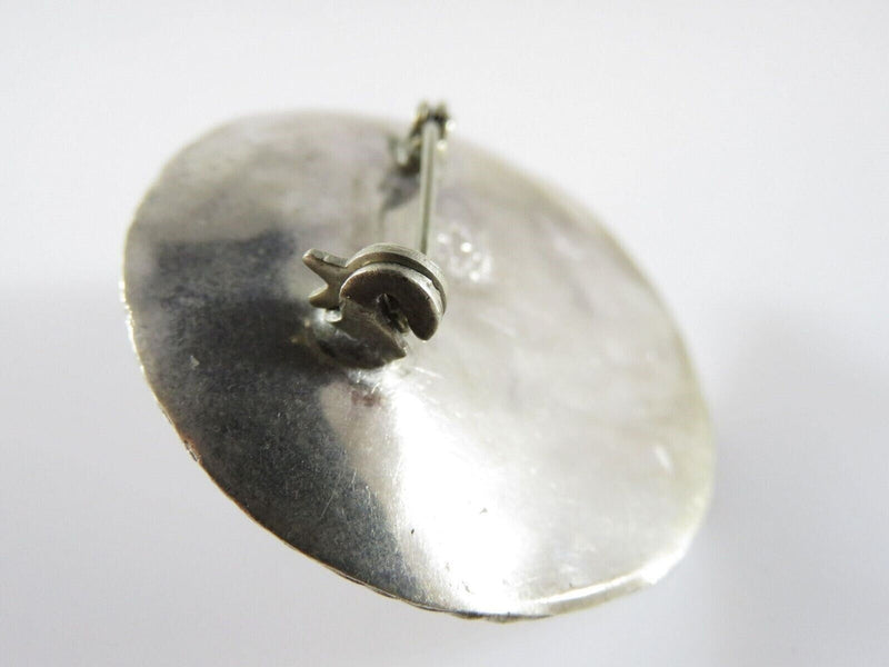 Fancy Sombrero Pin Brooch Sterling Silver & Onyx 925 Marked JE Hat Floral Design product image for Just Stuff I Sell, clear front view, neutral background, original listing photo, optimized descriptive alt text, centered composition variant 9