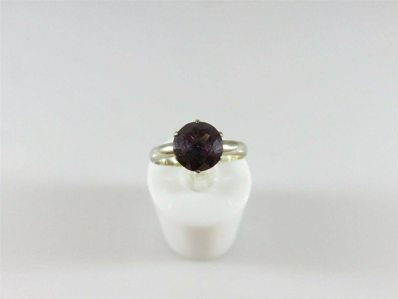 10K White Gold 1.25 Carat Lab Created Color Change Sapphire Ring sz 5.75