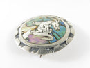 Vintage 925 Fancy Pack Mule Brooch Abalone Inlay Taxco FCA Eagle 3 Pendant product image for Just Stuff I Sell, clear front view, neutral background, original listing photo, optimized descriptive alt text, centered composition variant 5