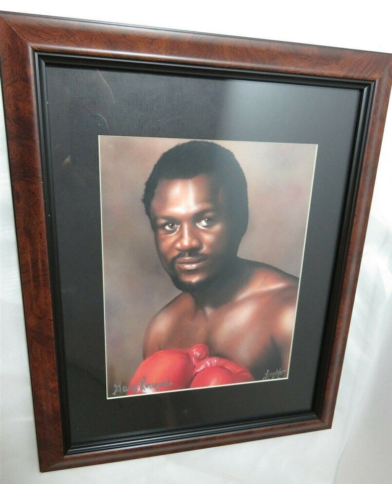 Bar Decor Sports Bar Art Joe Frasier Litho Art Signed Gary Longordo product image for Just Stuff I Sell, clear front view, neutral background, original listing photo, optimized descriptive alt text, centered composition