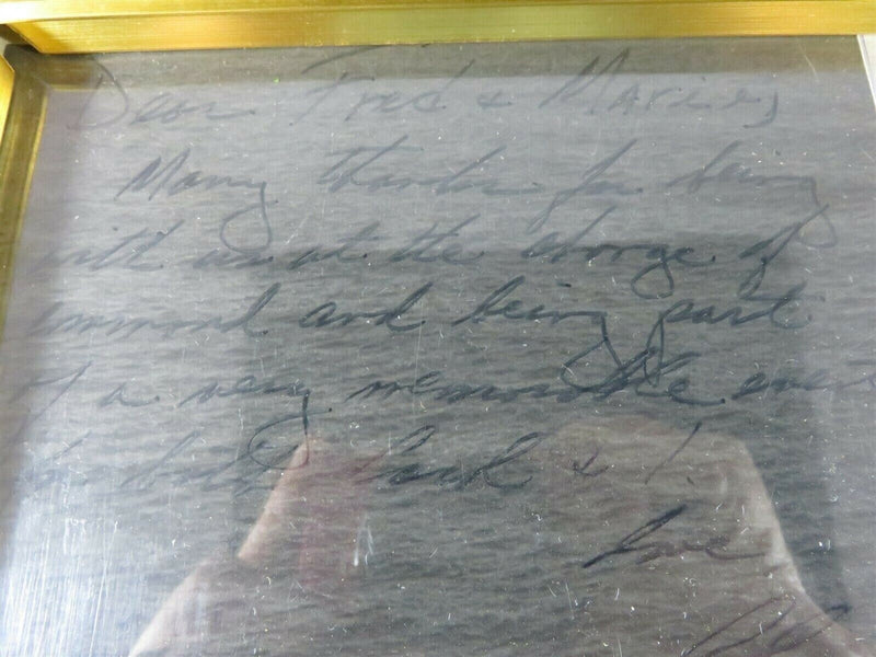 USS Biddle 8x10 Framed Photograph With Note on Change of Command Ceremony product image for Just Stuff I Sell, clear front view, neutral background, original listing photo, optimized descriptive alt text, centered composition variant 5