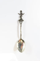 Dancing Woman Design 833 Silver Brazilian Demitasse Coffee Baby Diminutive Spoon