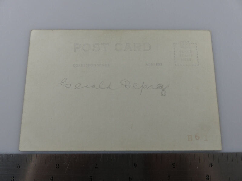 WW1 Era U.S. Navy Soldier With Rifle Photo Postcard Unused Postcard product image for Just Stuff I Sell, clear front view, neutral background, original listing photo, optimized descriptive alt text, centered composition variant 3