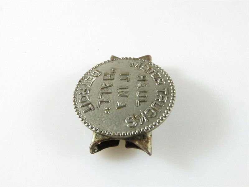 c1910 Hall Motor Trucks Detroit Haul it in a "Hall" Bolo for Bolo Tie? product image for Just Stuff I Sell, clear front view, neutral background, original listing photo, optimized descriptive alt text, centered composition variant 3