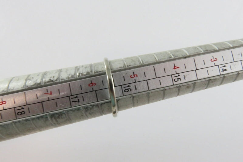 Vintage 10K White Gold Lab Created Quartz Bypass Ring Size 5.5 S-F Inc