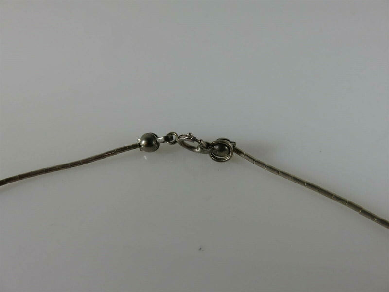 16" TL Sterling Silver Boho Bead & Multicolored Ball Enhancer Necklace product image for Just Stuff I Sell, clear front view, neutral background, original listing photo, optimized descriptive alt text, centered composition variant 9