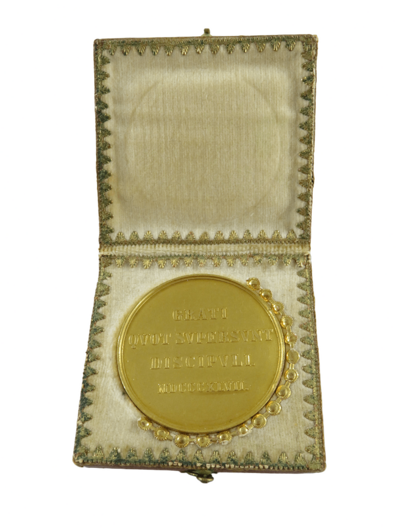 Carl Ludwig Richter Carl Friedrich Weber Lyceum Fridericianum Kassel Gold Medal — 18K, Gold — front view