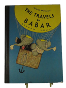 The Travels of Babar by Jean de Brunhoff 1961 Random House Vintage Children’s Book — front view
