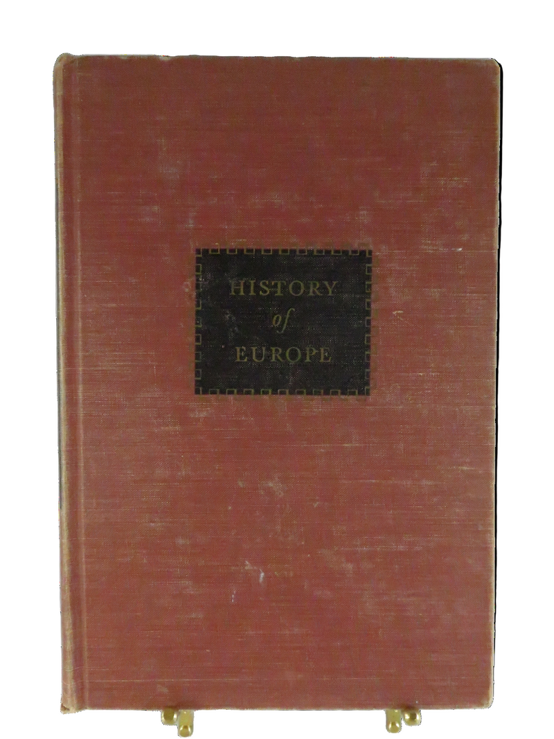 History of Europe Volume One To 1648 Carlton Hayes Marshall Baldwin Macmillan 1936 — front view