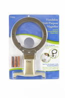 Dritz Handsfree Multi Purpose Magnifier With Led Light 4 Inch Lens Sewing Needlework Craft Tool