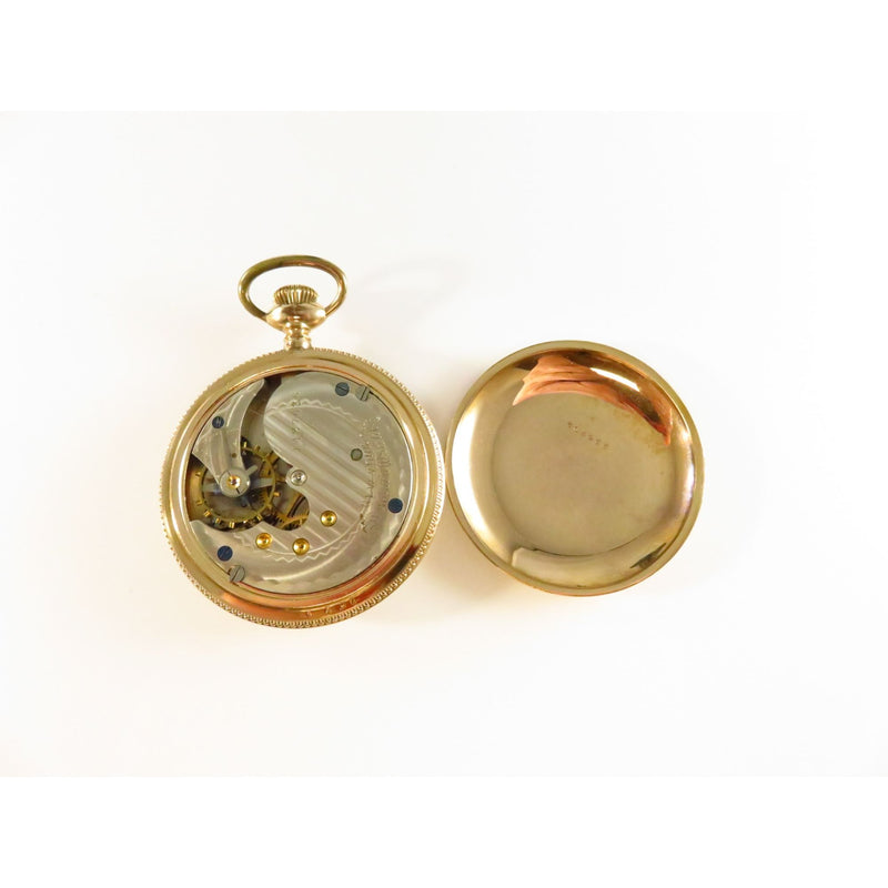 New York Standard Watch Co Grade 61 Model 9 Open Faced Pocket Watch For Repair