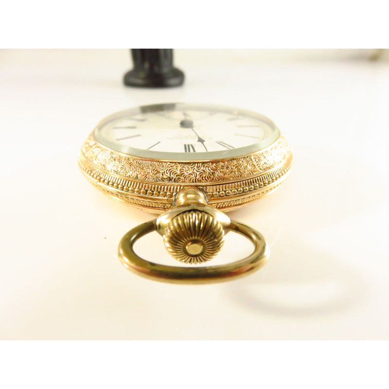 New York Standard Watch Co Grade 61 Model 9 Open Faced Pocket Watch For Repair