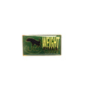 UKC Weight Pull UWPCH Award Lapel Pin Gold Tone Hunter Green & Black 1" Rectangle Dog Show Lapel Hat Pin — Gold — front view