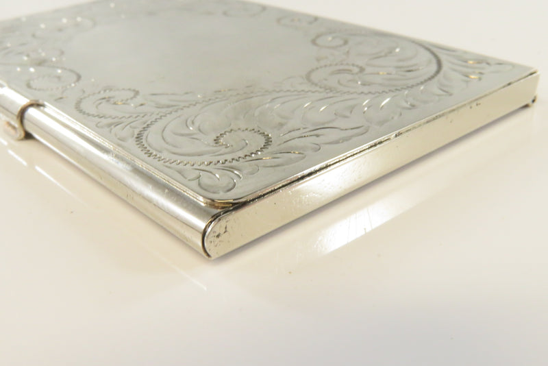 Pre-owned Montana Silversmiths Silver Plate Business Card Holder