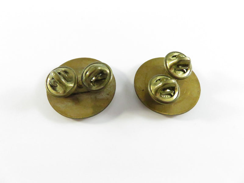 U.S. Army Infantry & Enlisted “U.S.” Collar Disk Pair Denmark MK60 Vietnam Era