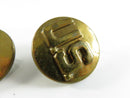 U.S. Army Enlisted “U.S.” Collar Disk Pair DOMAR Vietnam Era Brass