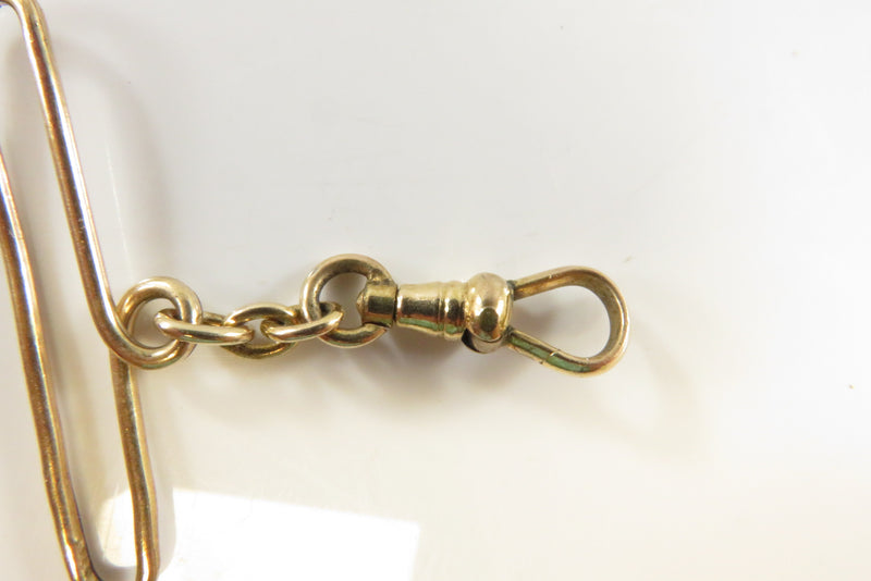 Antique Gold Filled Pocket Watch Ribbon Replacement Clasp & Bar