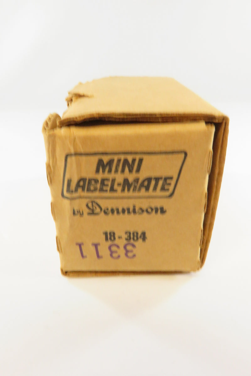 Vintage Orange Mini Label-Mate by Dennison 18-384 3311 With Tape