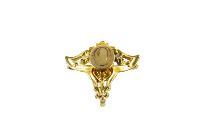 Foster & Bailey Gold Tone Vanity Lepel Watch Brooch Antique — Jewelry & Watches:Vintage & Antique Jewelry:Fine:Undated Fine J