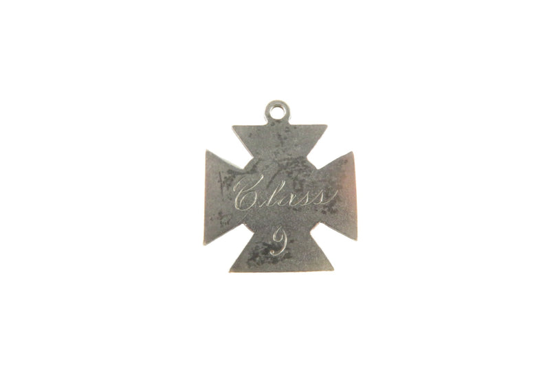 Antique Small Class 1909 MFL Cross Medal 