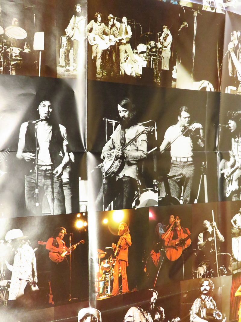 c1970 In Concert The Nitty Gritty Dirt Band Huge LP Bonus Concert Poster 28" x 52"