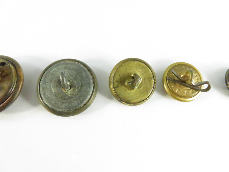 15-Piece U.S. Military Uniform Button Assortment – Mixed Makers & Eras – Great Seal & Service Designs