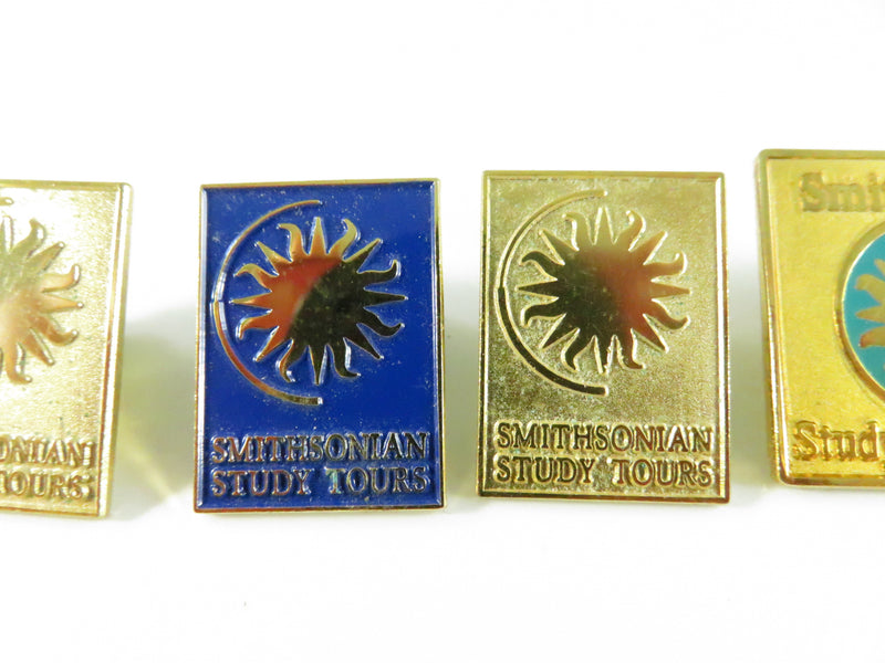 Smithsonian Institution & National Geographic Enamel Pin Lot – Study Tours & Member Issue – 10 Pins Assortment