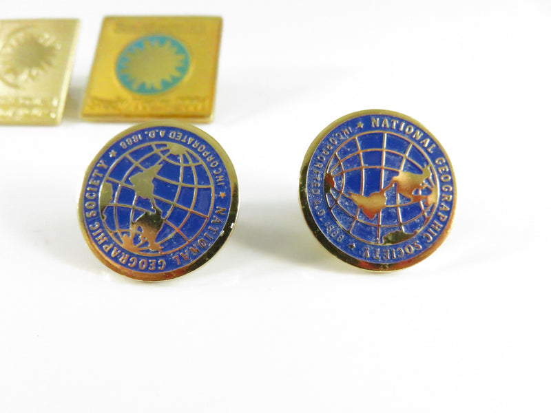 Smithsonian Institution & National Geographic Enamel Pin Lot – Study Tours & Member Issue – 10 Pins Assortment