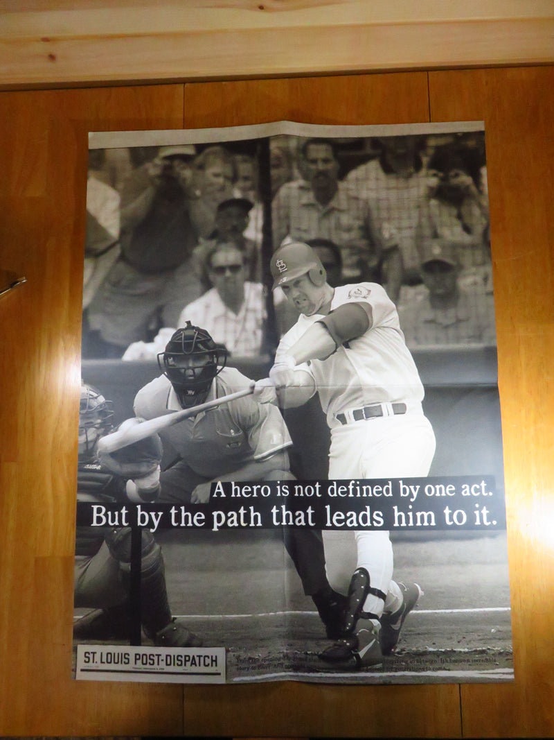 Mark McGwire Poster A Hero is Not Defined By One Act 70 Home Runs