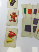 c1955 Candy Land Game Cards and Pawns Replacement Set