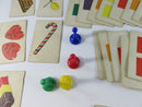 c1955 Candy Land Game Cards and Pawns Replacement Set