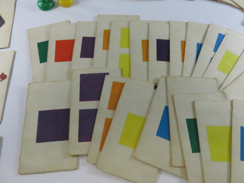 c1955 Candy Land Game Cards and Pawns Replacement Set