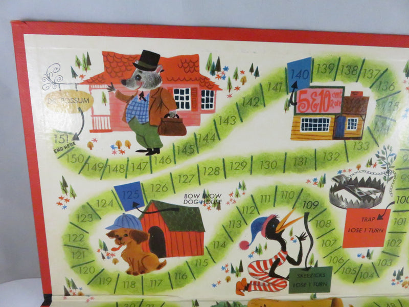 Uncle Wiggily Game Board c1961 Replacement Board 16¼ Inch Vintage Howard R. Garis Design