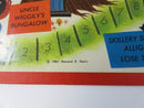Uncle Wiggily Game Board c1961 Replacement Board 16¼ Inch Vintage Howard R. Garis Design