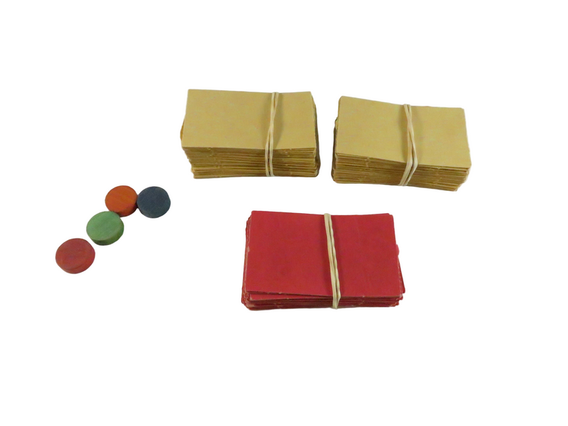 1961 Uncle Wiggily Game Cards and Wooden Tokens Replacement Set