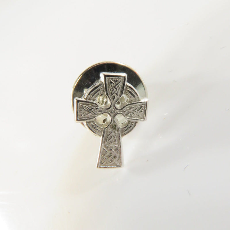 Vintage Celtic Cross Tie Tac, Celtic Cross Lapel Pin Award by Robbins