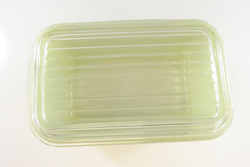Vintage Pyrex Dark Green 1 1/2 Pint Dish 502 With Glass Lid 502-C