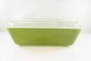 Vintage Pyrex Dark Green 1 1/2 Quart Dish 503 With Glass Lid 503-C — Rarities — front view