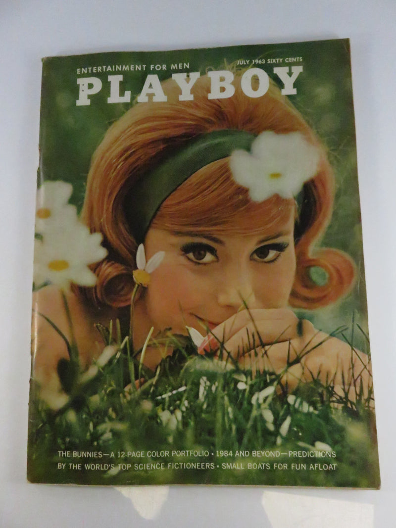 Vintage 1963 1964 Playboy Magazine Lot of 8 Issues with Original Centerfold Posters Mid Century Men’s Periodicals