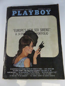 Vintage 1963 1964 Playboy Magazine Lot of 8 Issues with Original Centerfold Posters Mid Century Men’s Periodicals