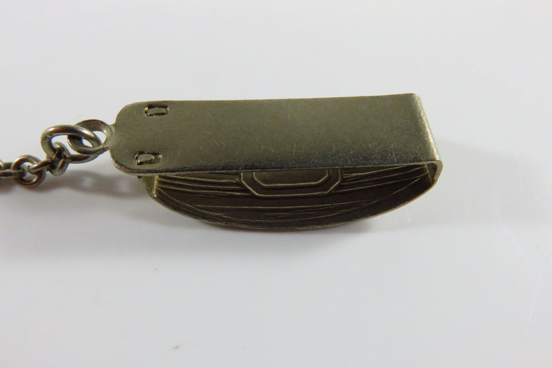 Art Deco Style Belt Loop Pocket Watch Belt Chain 7 1/4" Long