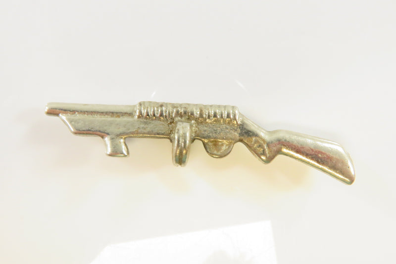 Vintage Cast Solid Metal Miniature Thompson Machine Gun 2 3/8"