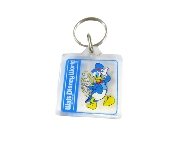 Vintage Donald Duck Walt Disney World Key Chain