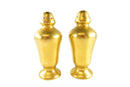Vintage Pickard 58 Gold Salt & Pepper Shaker Set — Collectibles:Decorative Collectibles:Figurines:Animals • Gold — front view