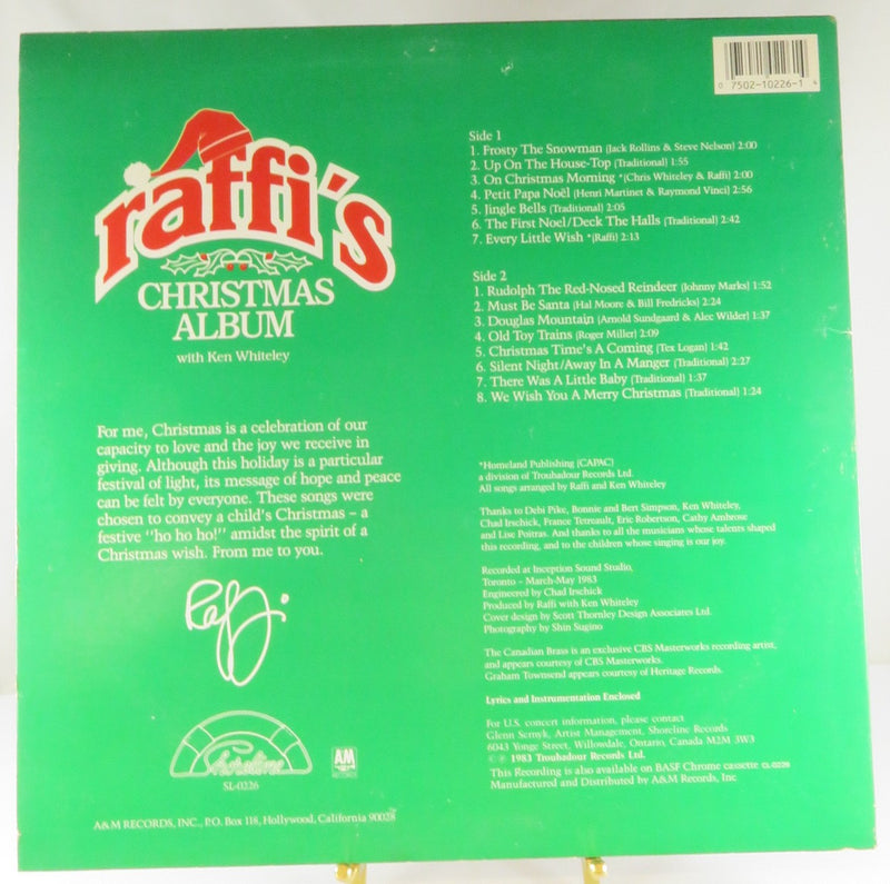 Raffi's Christmas Album A Collection of Christmas Songs for Children SL-0226