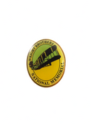 Vintage Write Brothers National Memorial Kitty Hawk Flyer Hat or Lapel Pinback — front view
